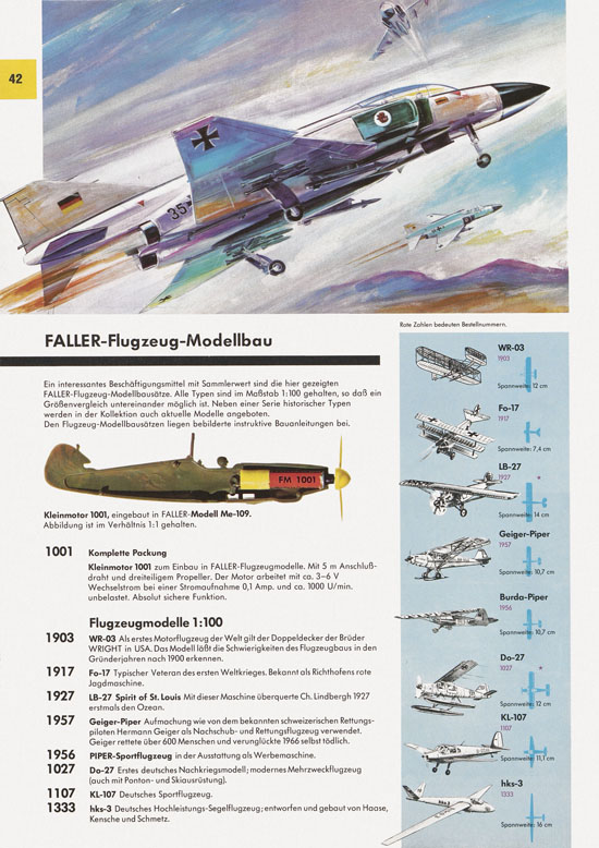 Seite 42 Faller Katalog 1971 871