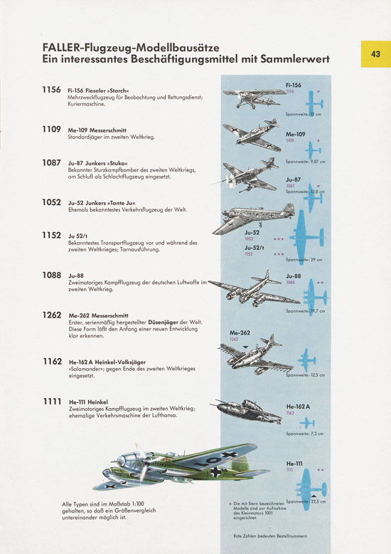 Seite 43 Faller Katalog 1971 871