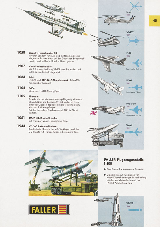 Seite 45 Faller Katalog 1971 871