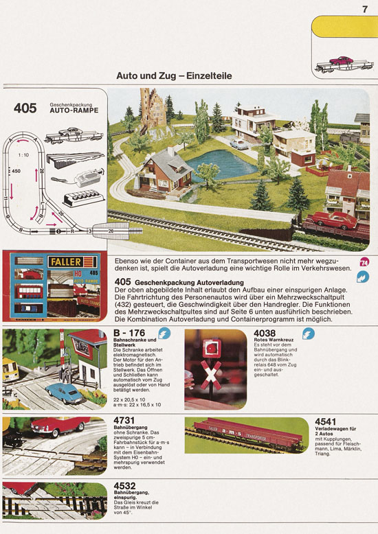 Seite 7 Faller Katalog 1974 874