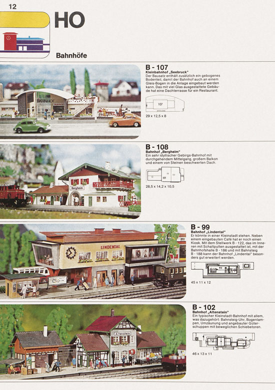 Seite 12 Faller Katalog 1974 874