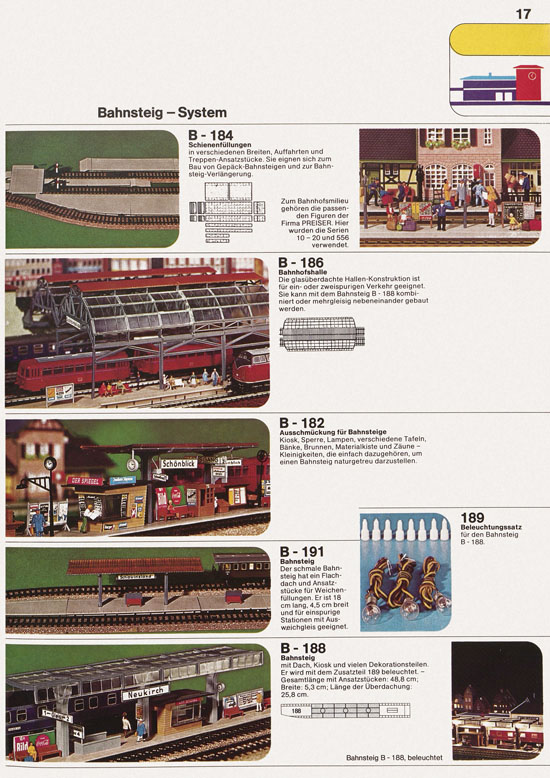 Seite 17 Faller Katalog 1974 874