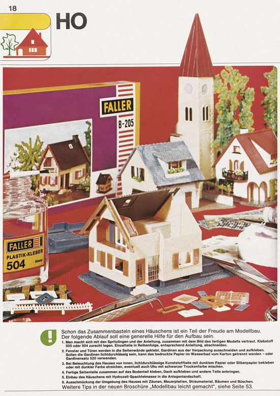 Seite 18 Faller Katalog 1974 874