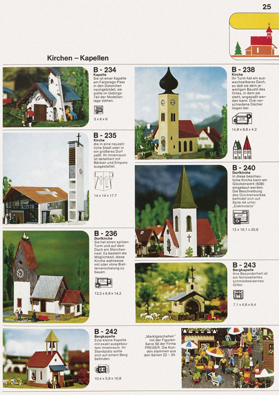 Seite 25 Faller Katalog 1974 874