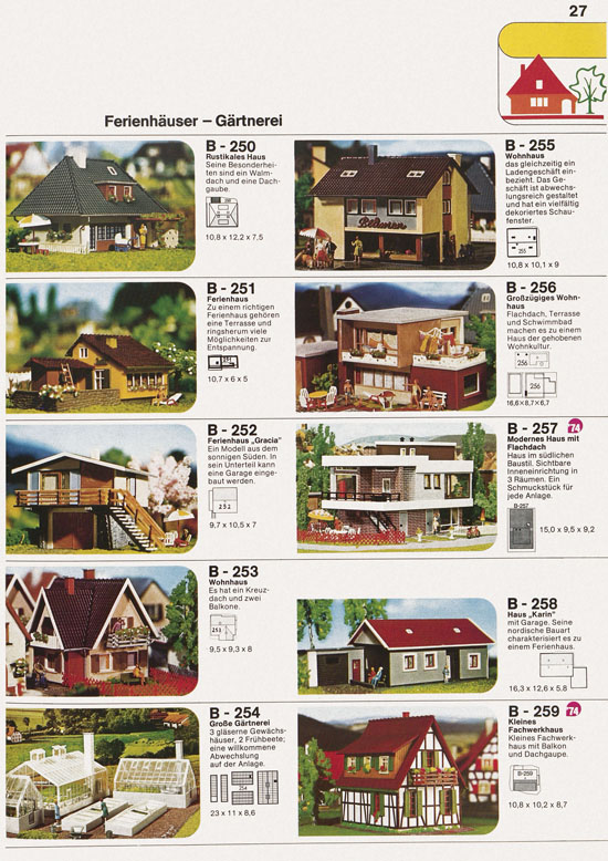 Seite 27 Faller Katalog 1974 874