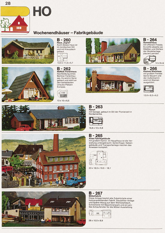 Seite 28 Faller Katalog 1974 874