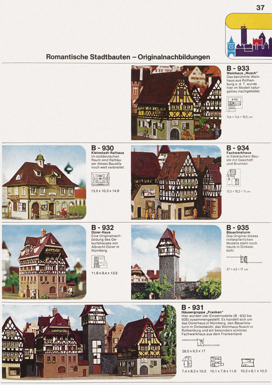 Seite 37 Faller Katalog 1974 874