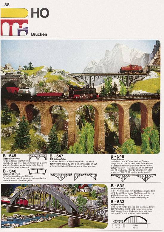 Seite 38 Faller Katalog 1974 874
