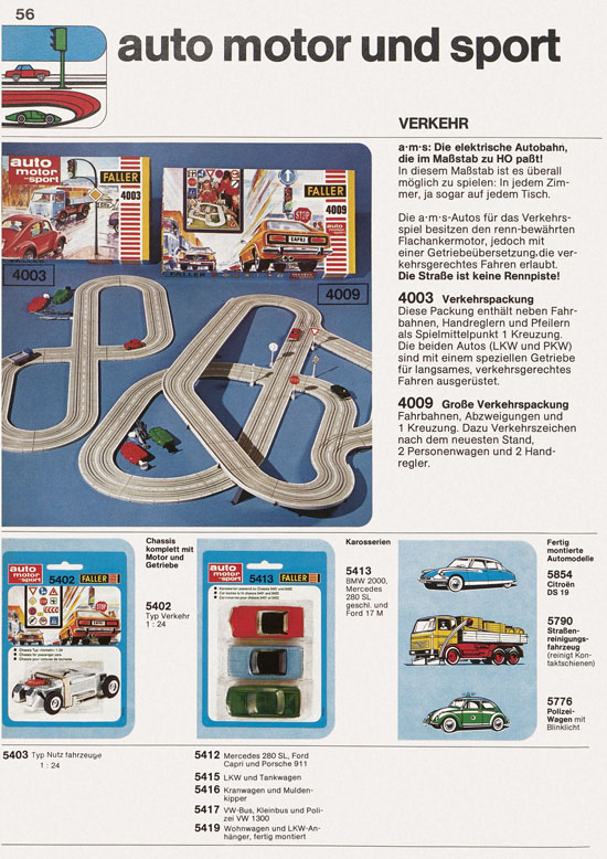 Seite 56 Faller Katalog 1974 874