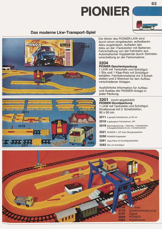 Seite 63 Faller Katalog 1974 874
