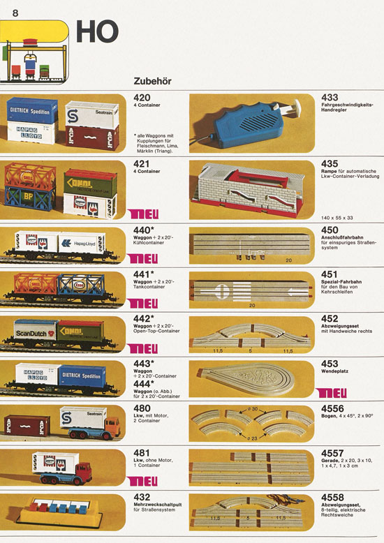 Faller Katalog 1975-1976 D875