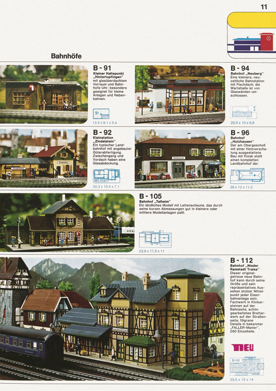 Seite 11 Faller Katalog 1975-1976 D875