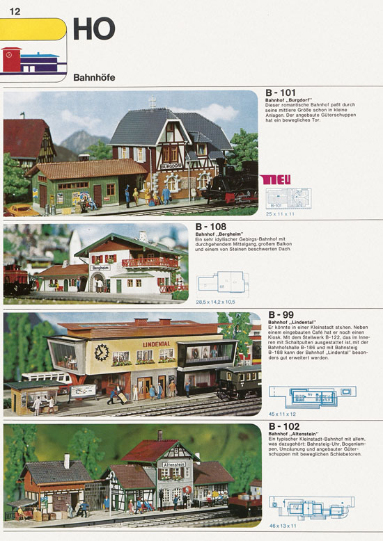 Faller Katalog 1975-1976 D875