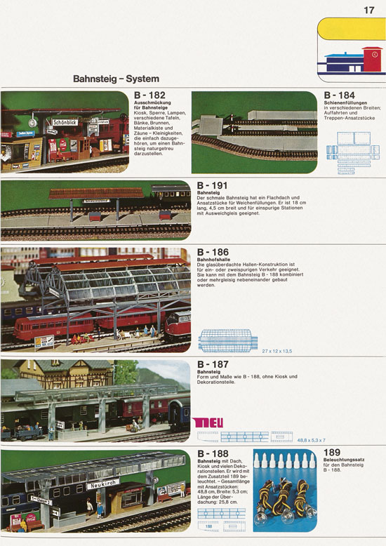 Seite 17 Faller Katalog 1975-1976 D875