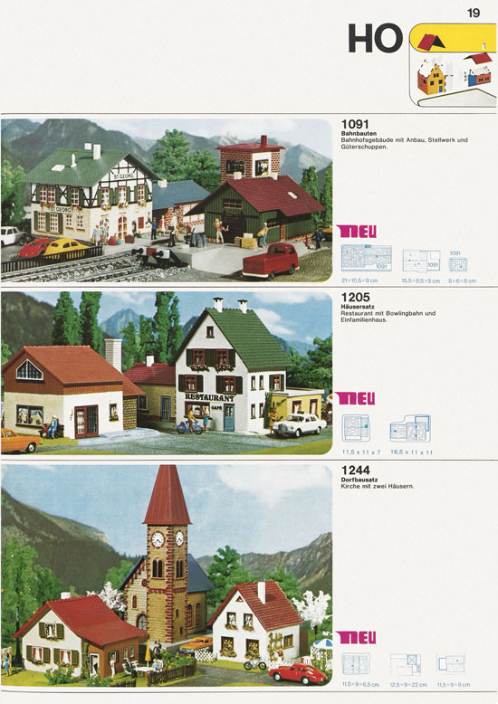 Seite 19 Faller Katalog 1975-1976 D875