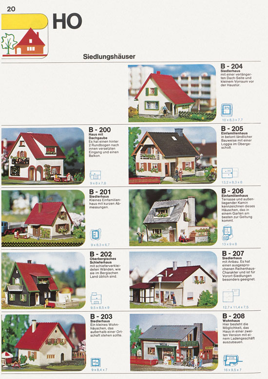 Seite 20 Faller Katalog 1975-1976 D875