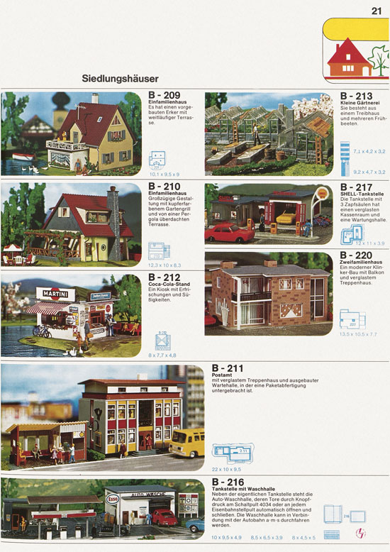 Faller Katalog 1975-1976 D875