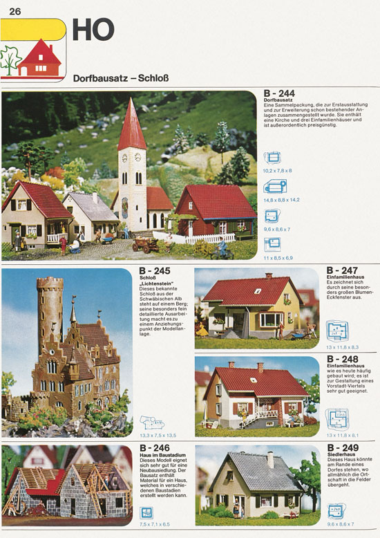 Seite 26 Faller Katalog 1975-1976 D875