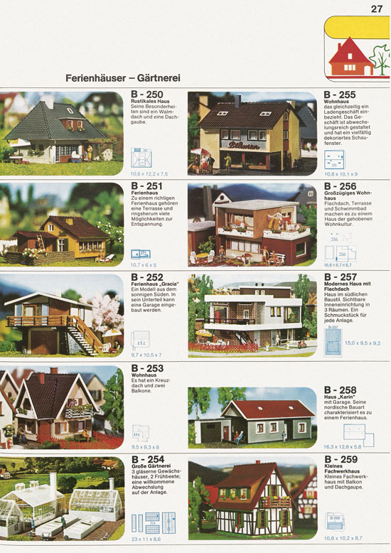 Faller Katalog 1975-1976 D875