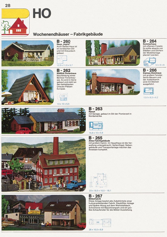 Seite 28 Faller Katalog 1975-1976 D875
