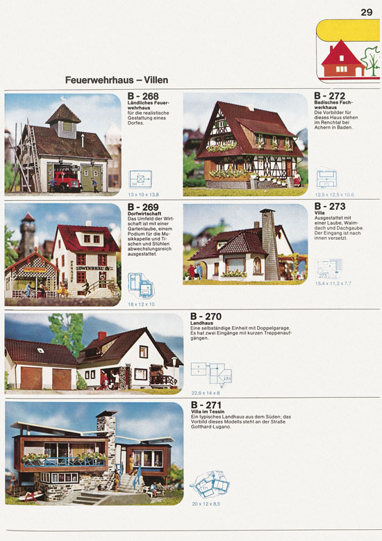 Faller Katalog 1975-1976 D875