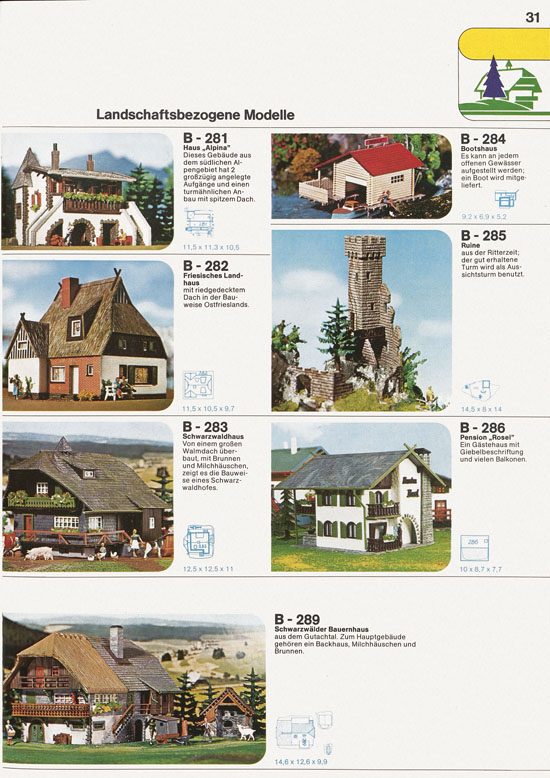 Seite 31 Faller Katalog 1975-1976 D875