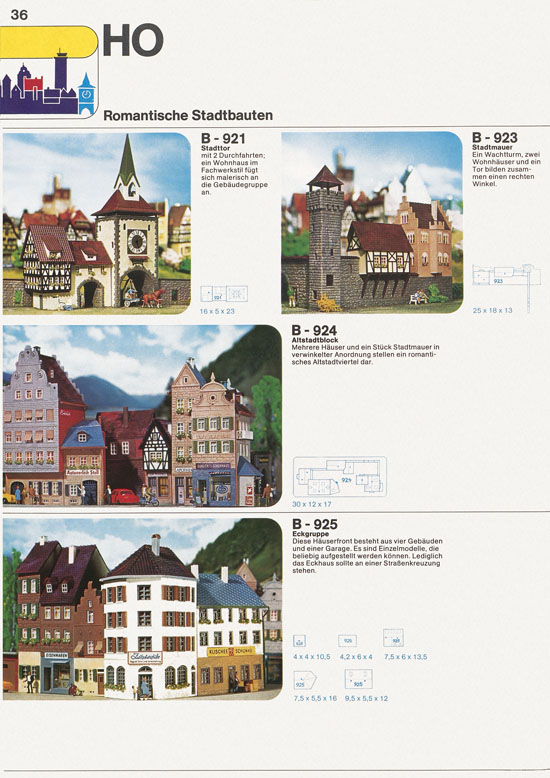Seite 36 Faller Katalog 1975-1976 D875