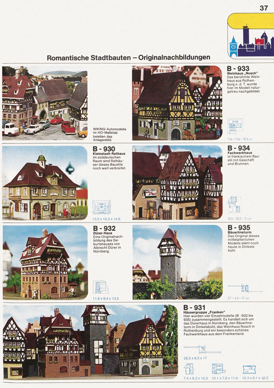 Seite 37 Faller Katalog 1975-1976 D875