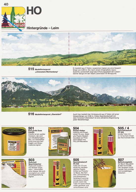 Seite 40 Faller Katalog 1975-1976 D875