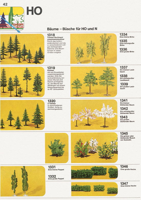 Seite 42 Faller Katalog 1975-1976 D875