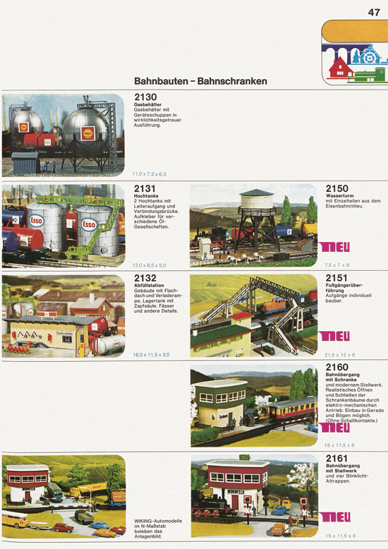 Seite 47 Faller Katalog 1975-1976 D875