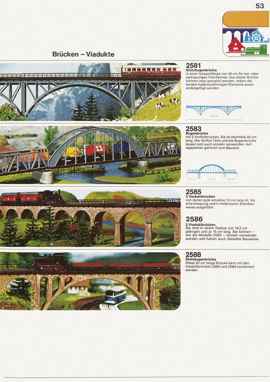 Seite 53 Faller Katalog 1975-1976 D875