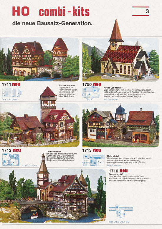 Seite 3 Faller Katalog 1976-1977 D876