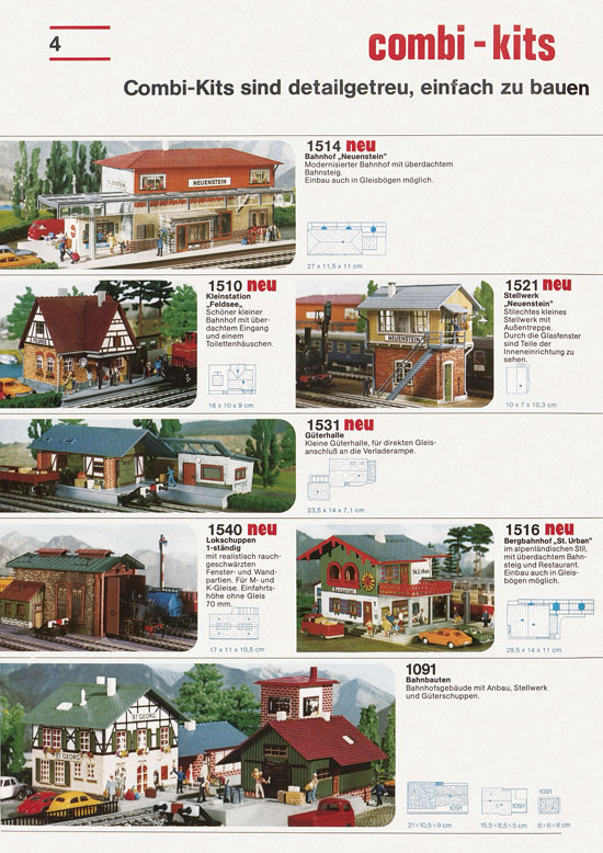 Seite 4 Faller Katalog 1976-1977 D876