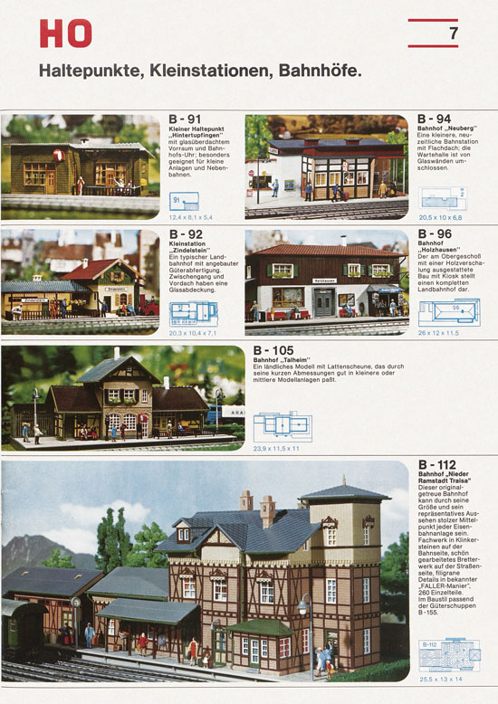 Seite 7 Faller Katalog 1976-1977 D876