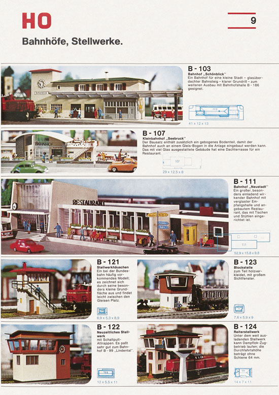 Seite 9 Faller Katalog 1976-1977 D876