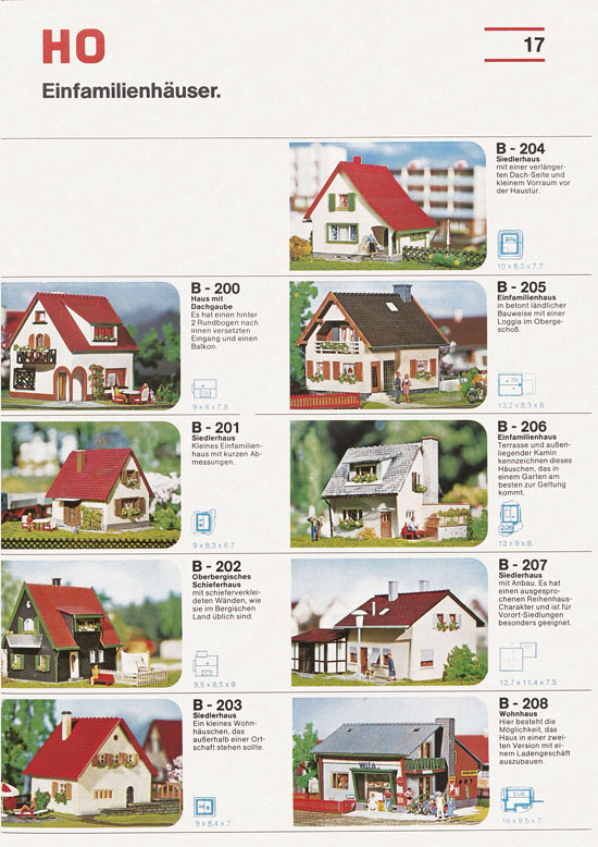 Seite 17 Faller Katalog 1976-1977 D876