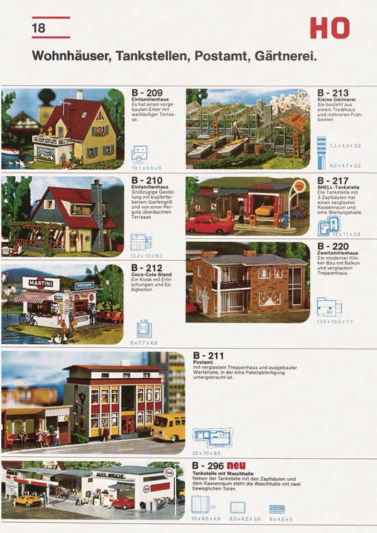 Seite 18 Faller Katalog 1976-1977 D876