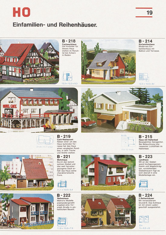 Seite 19 Faller Katalog 1976-1977 D876