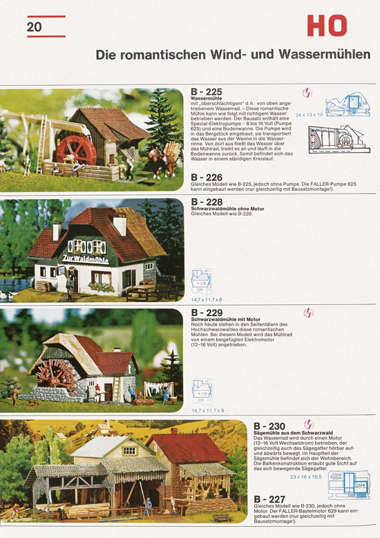 Seite 20 Faller Katalog 1976-1977 D876