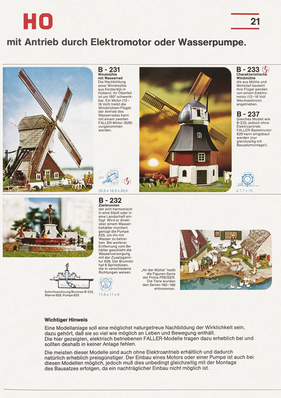 Seite 21 Faller Katalog 1976-1977 D876