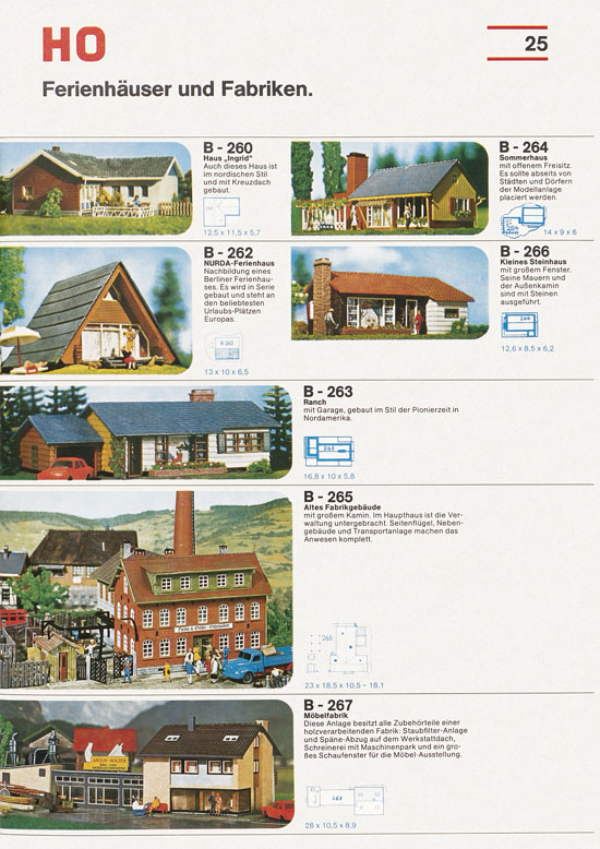 Seite 25 Faller Katalog 1976-1977 D876