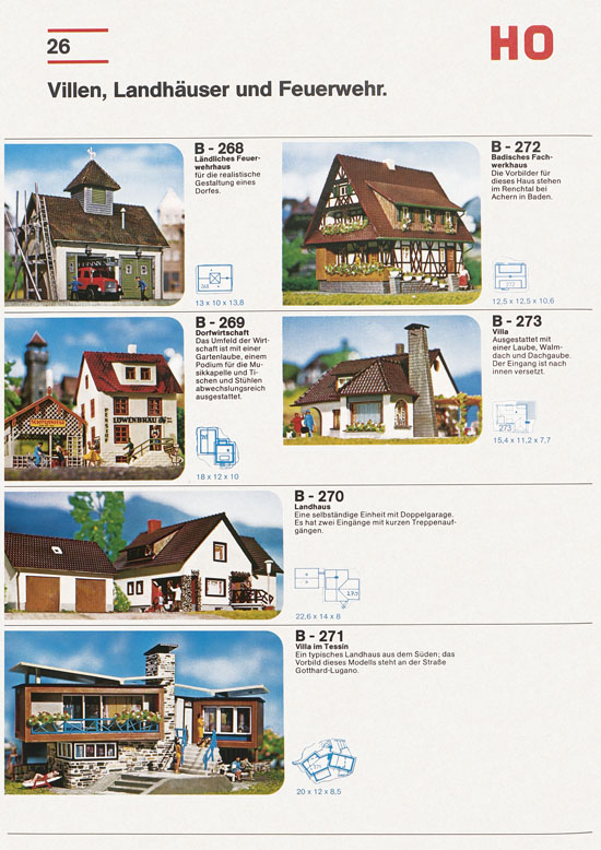 Seite 26 Faller Katalog 1976-1977 D876