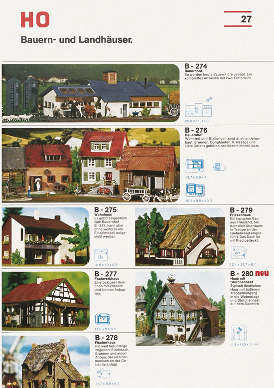 Seite 27 Faller Katalog 1976-1977 D876