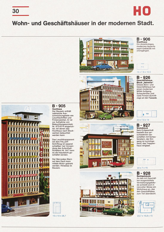 Seite 30 Faller Katalog 1976-1977 D876