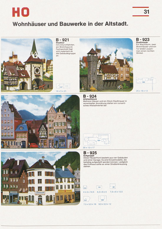 Seite 31 Faller Katalog 1976-1977 D876