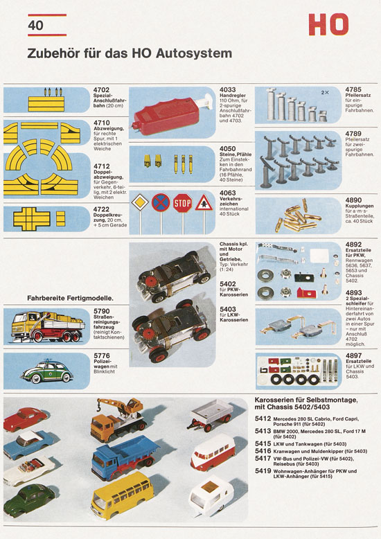 Seite 40 Faller Katalog 1976-1977 D876
