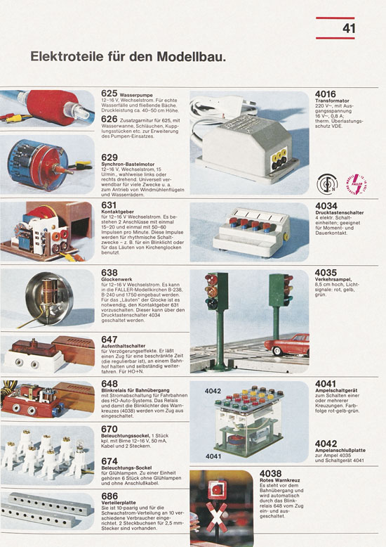 Seite 41 Faller Katalog 1976-1977 D876