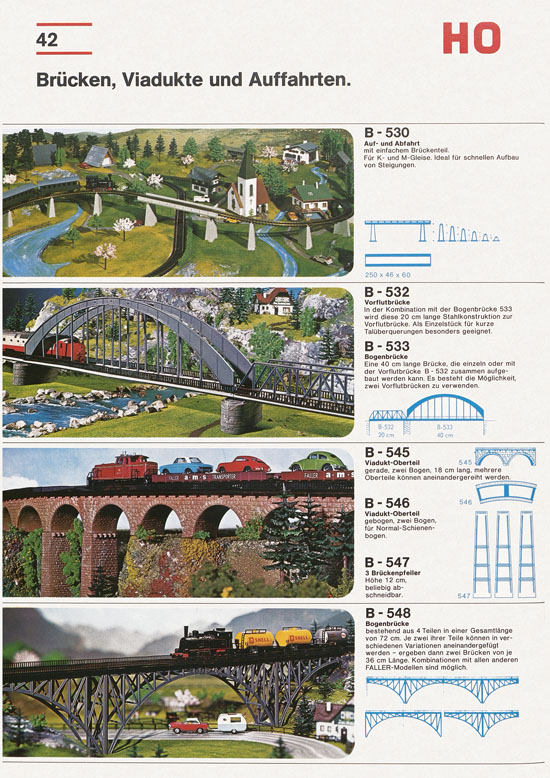 Seite 42 Faller Katalog 1976-1977 D876