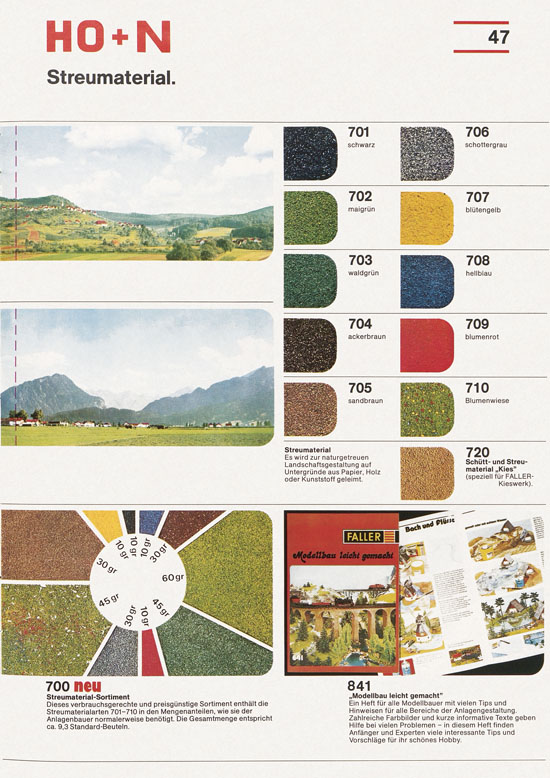 Seite 47 Faller Katalog 1976-1977 D876
